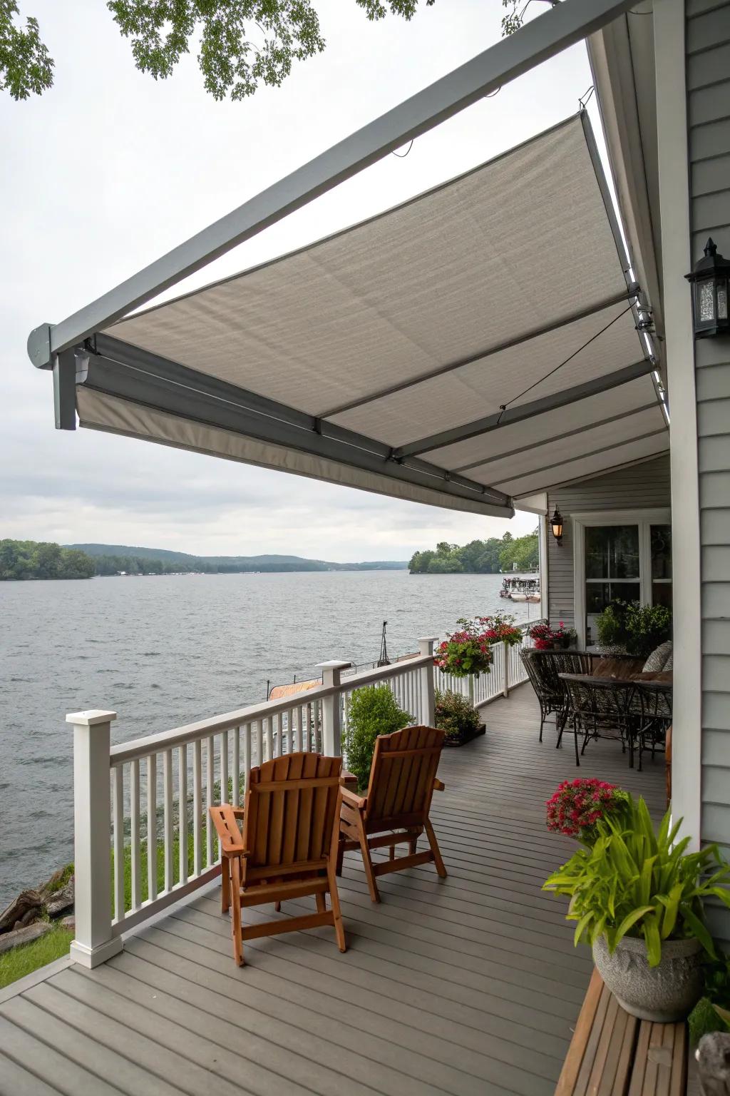 Shade solutions keep your porch cool and inviting.