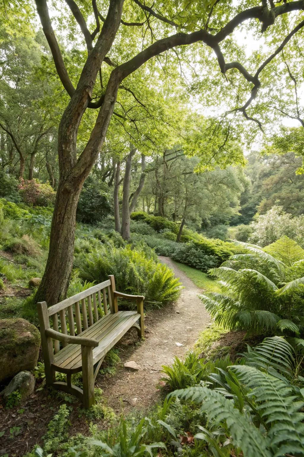 A serene woodland retreat perfect for quiet moments.