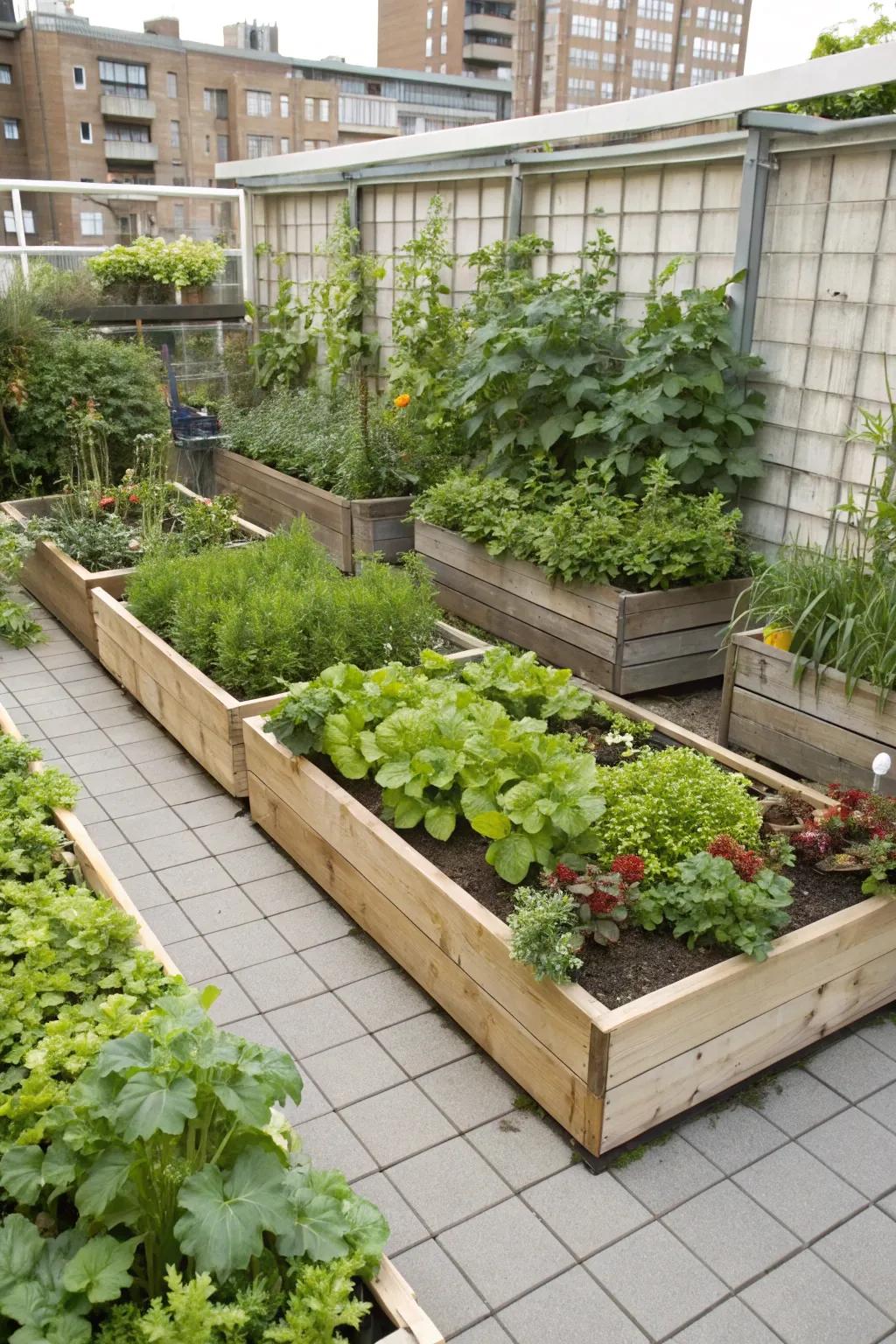 Edible plants add function and flavor to your terrace garden.