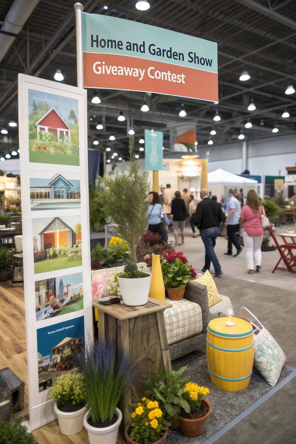 Giveaways create excitement and draw in curious visitors.