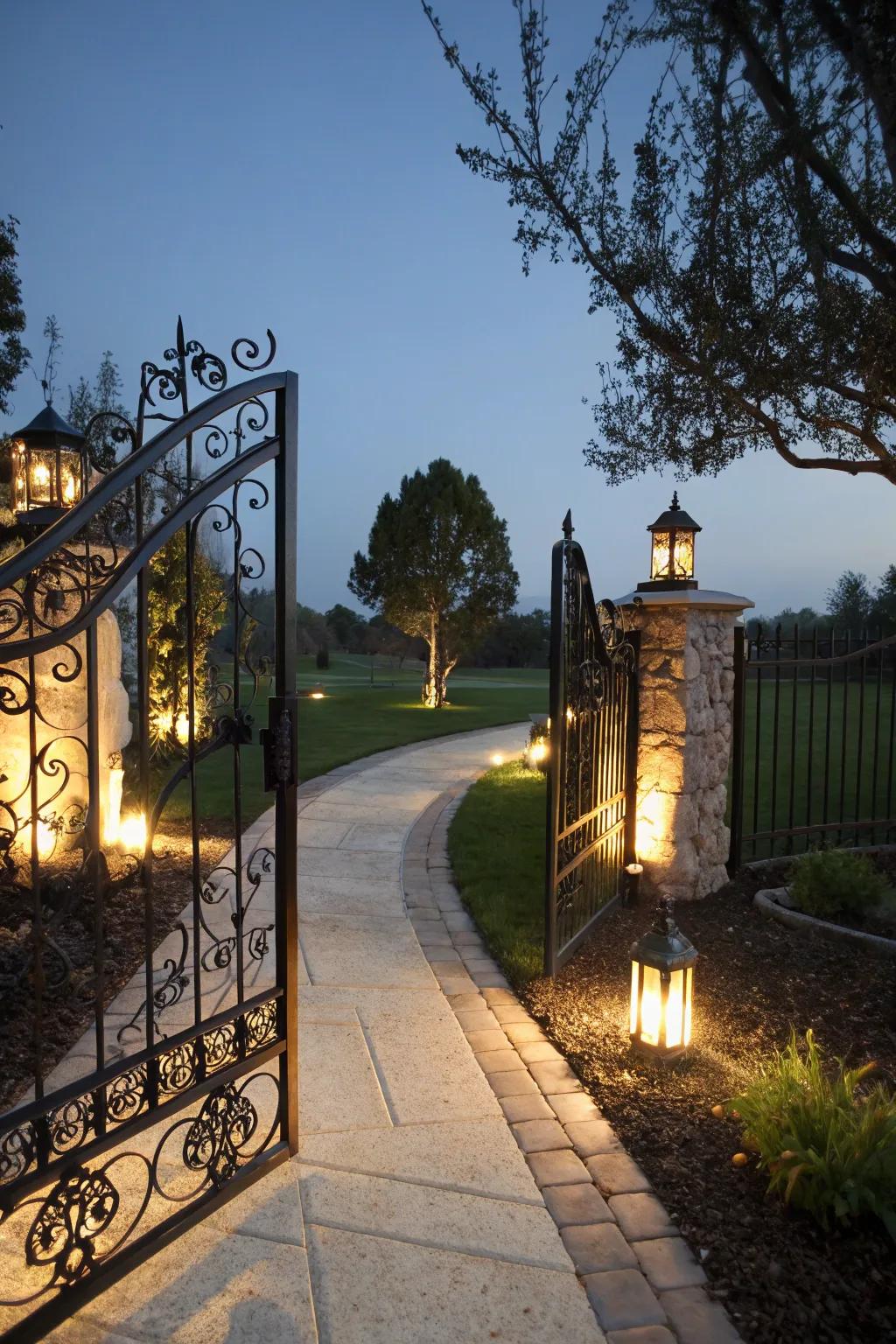 Light up your entrance with stylish and functional lighting accents.
