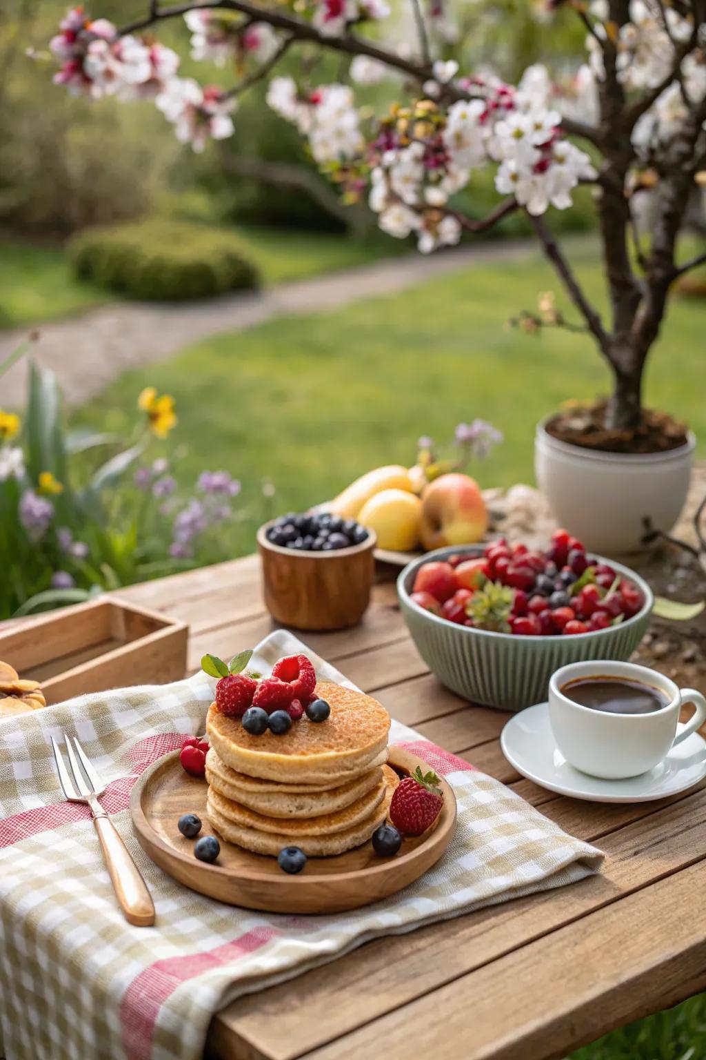 Wrap up the sleepover with a delicious morning pancake breakfast.