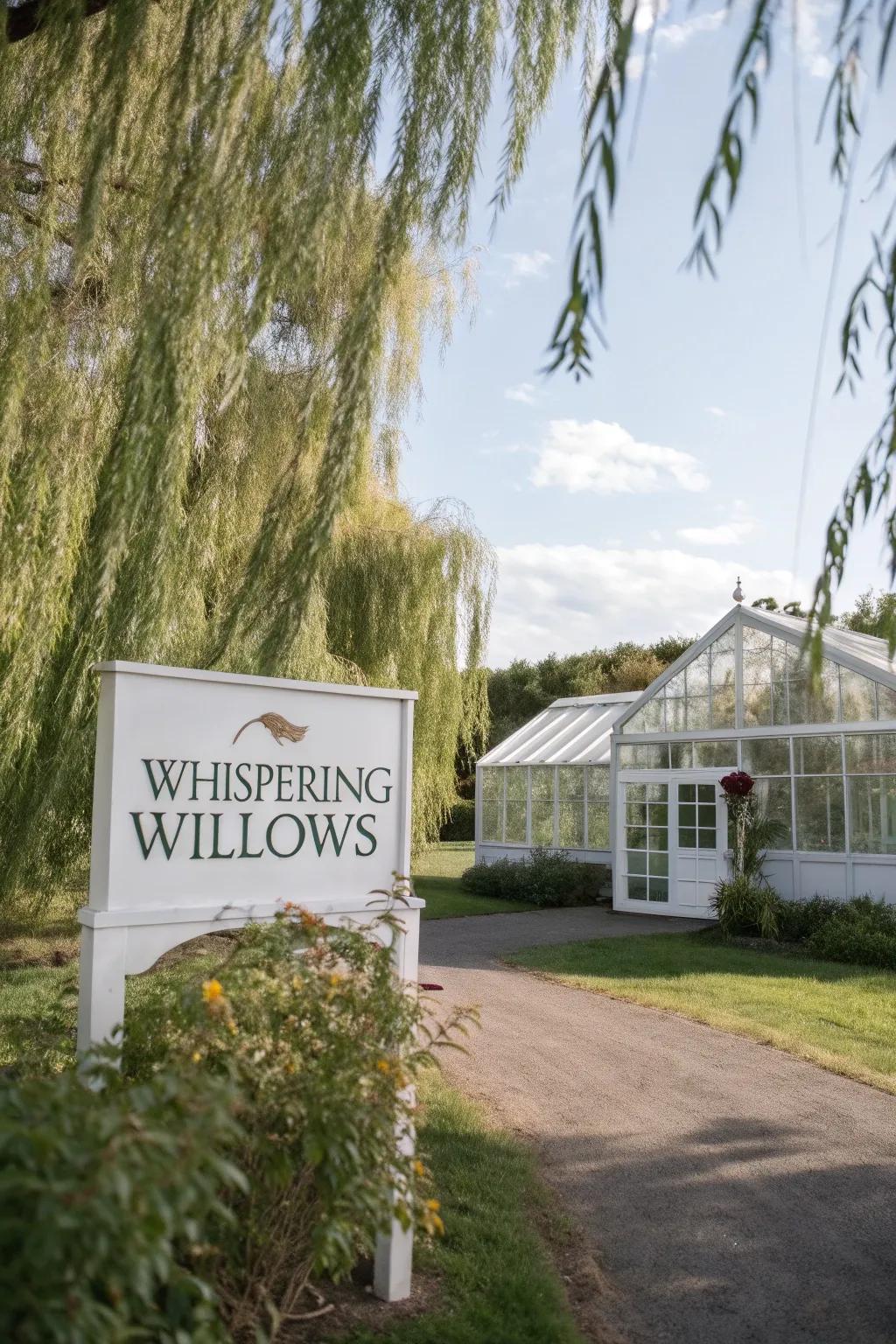 Invite tranquility into your garden with a name full of charm.