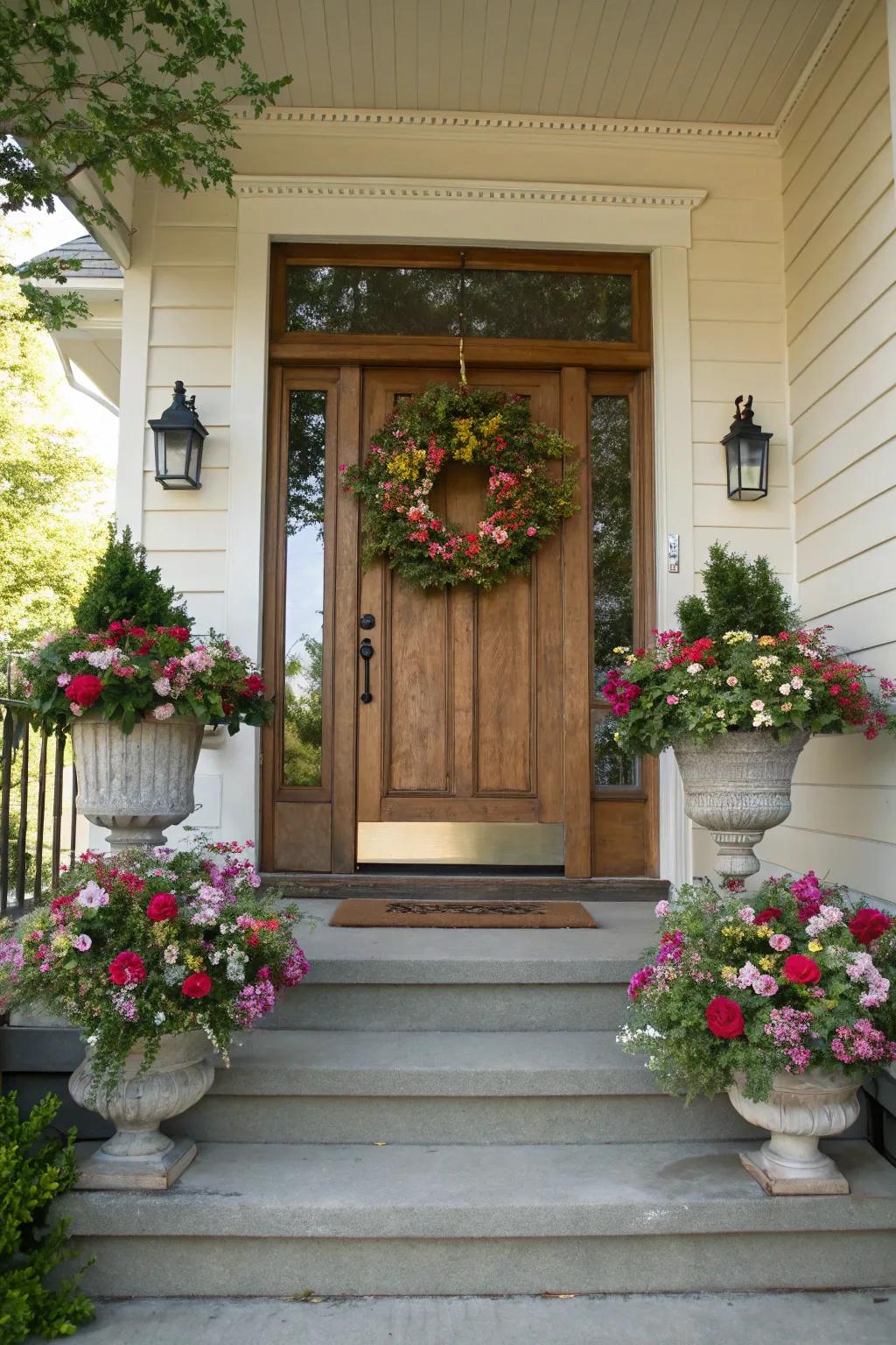 A welcoming entrance sets the tone for your porch.