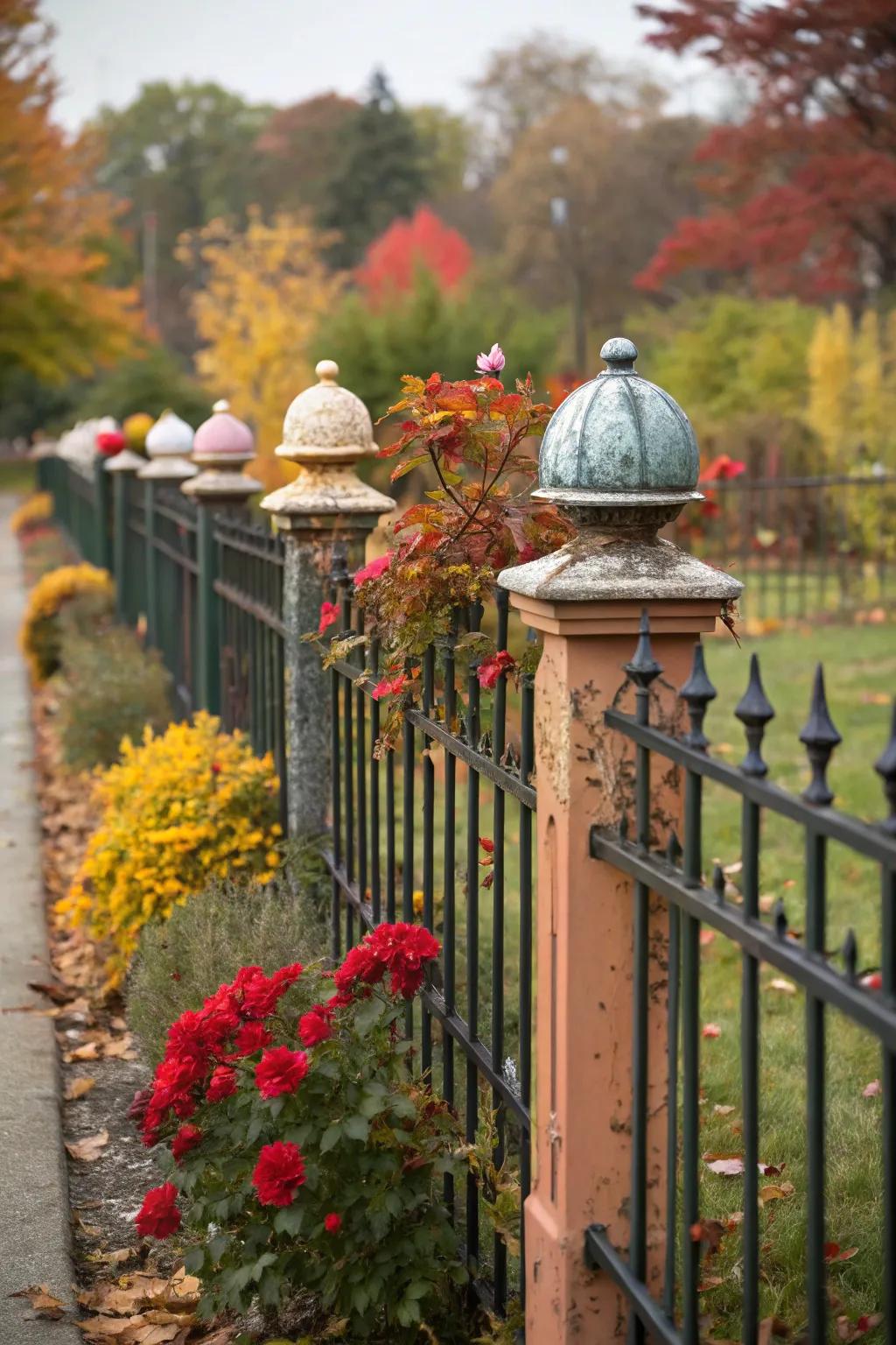 Adapt your style with seasonal post caps.