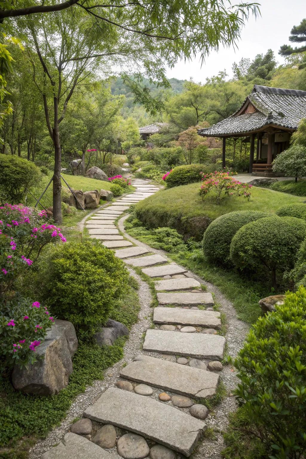 Curved paths: A journey of discovery.