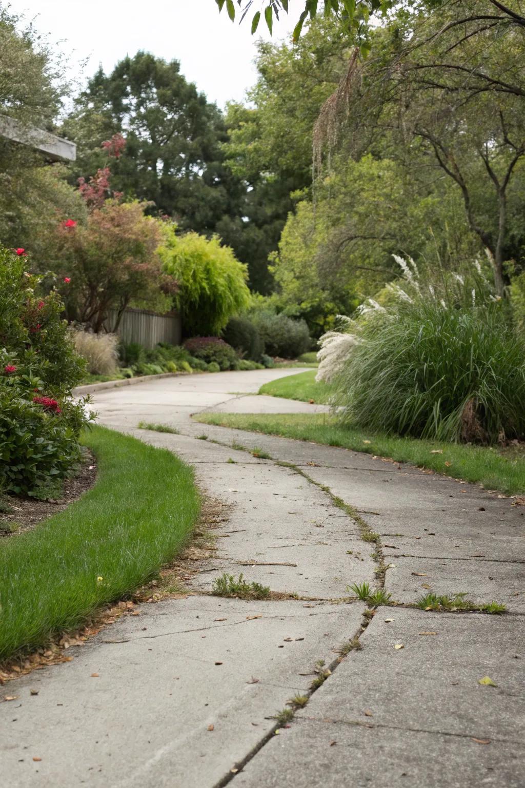 Funky foliage adds color and texture.