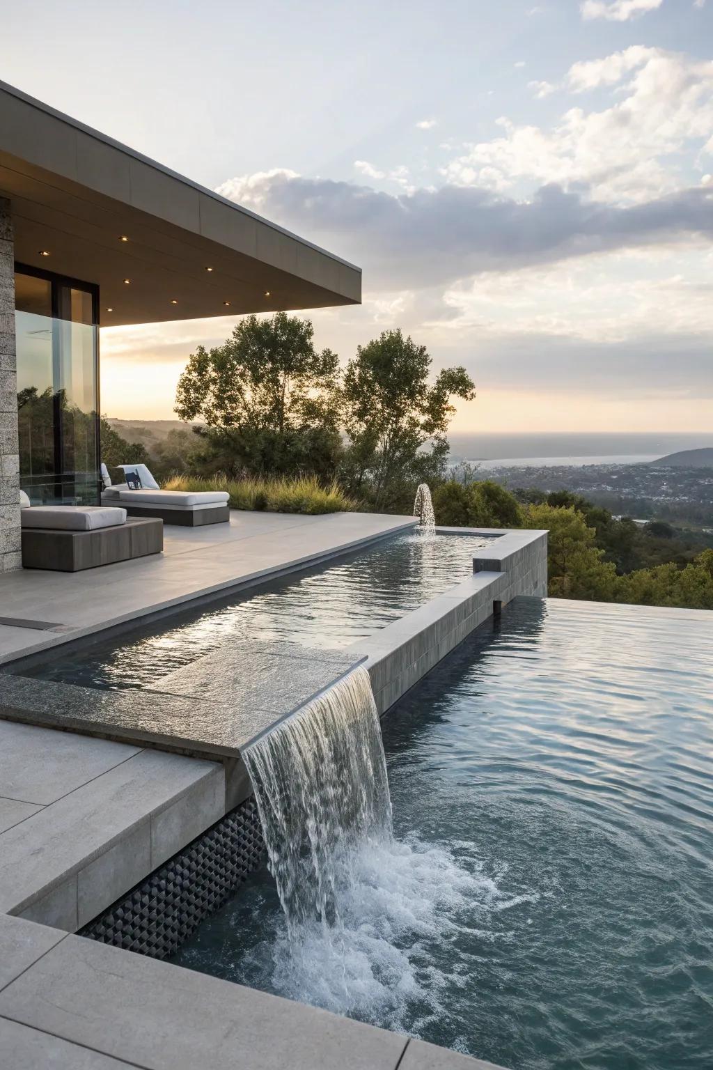 Spillover spas offer the perfect blend of luxury and relaxation.