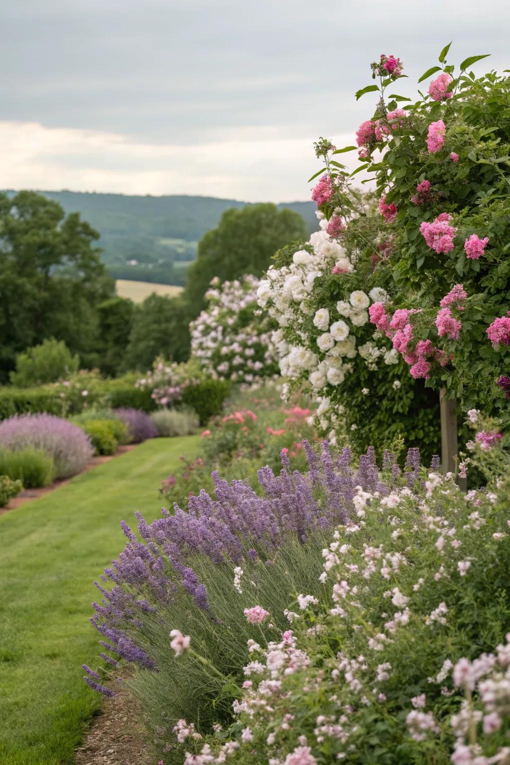Fragrant flowers enhance the peaceful ambiance of your garden.
