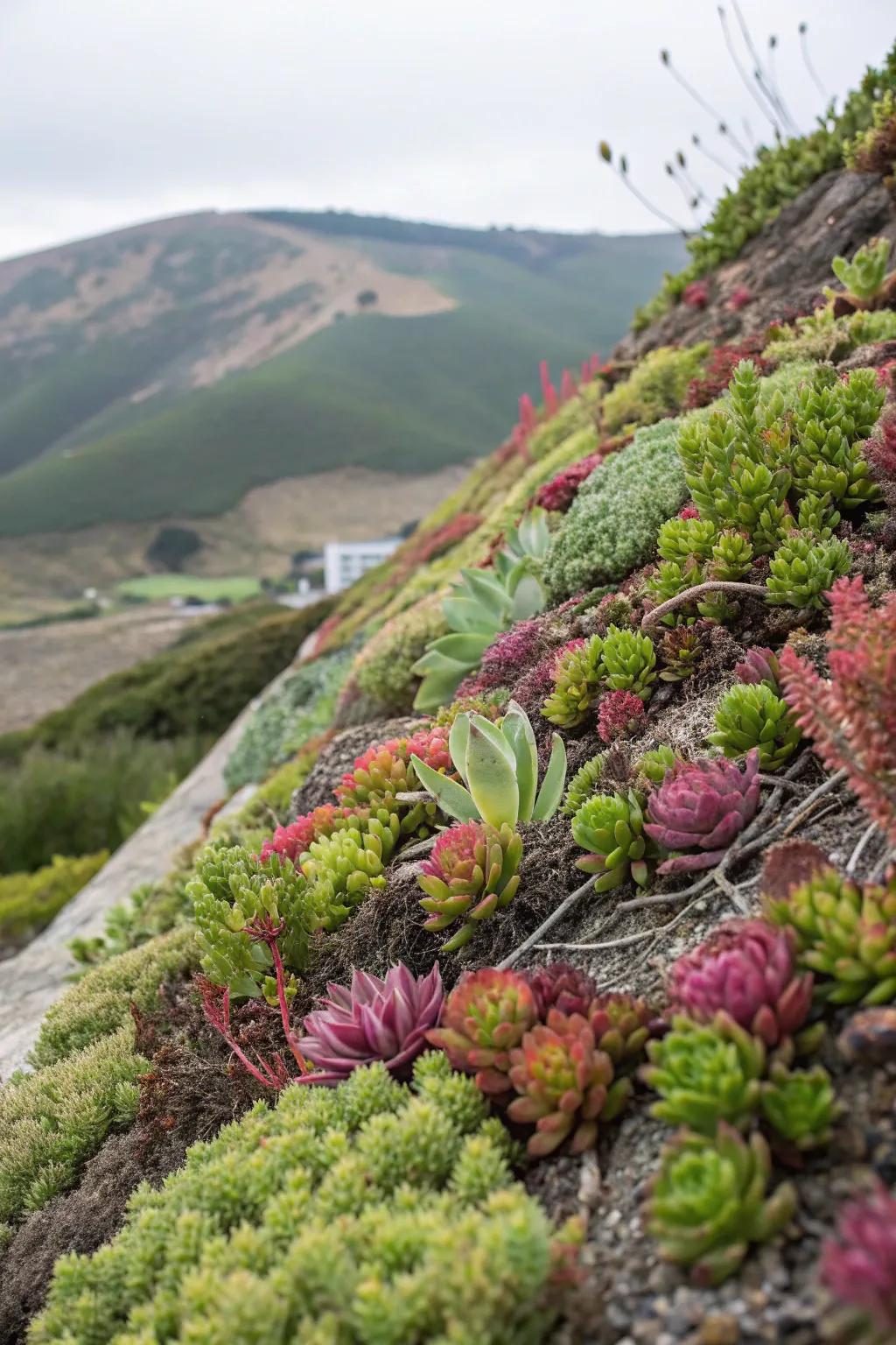 Succulent gardens are low-maintenance and visually striking.