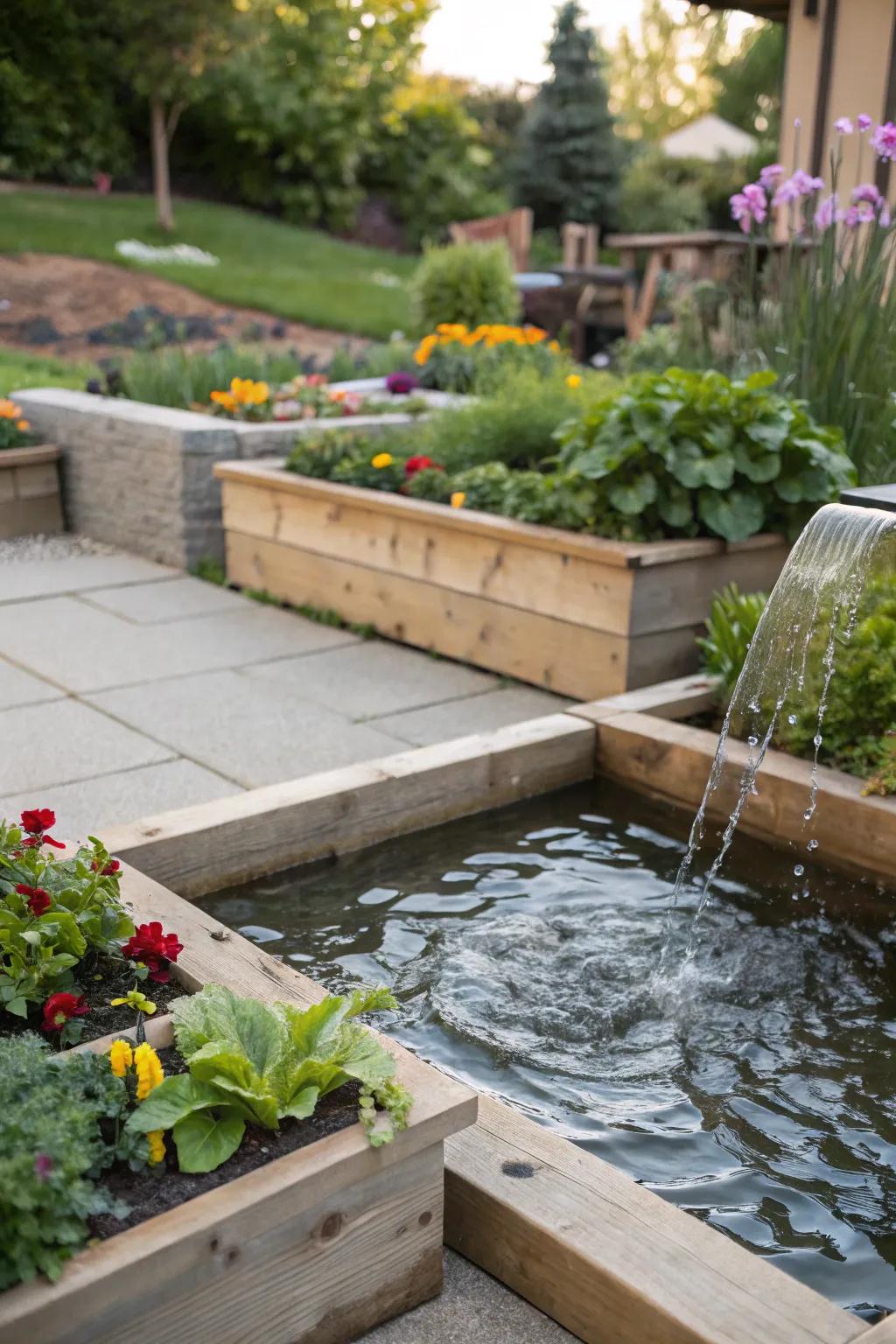 Water features bring life and relaxation into your garden.