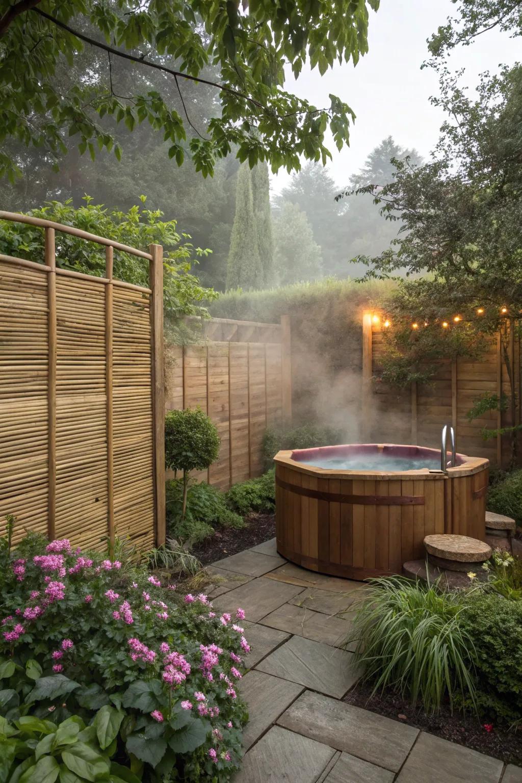 Natural screens enhance privacy and blend seamlessly into your garden.