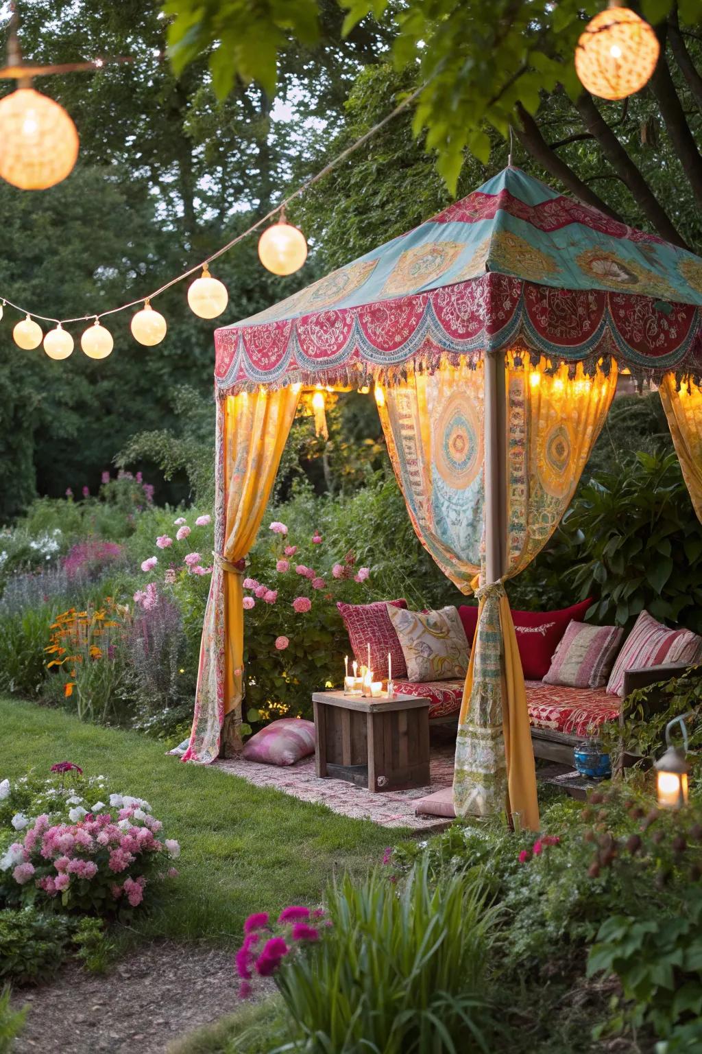 Canopies offer flexible shade solutions.