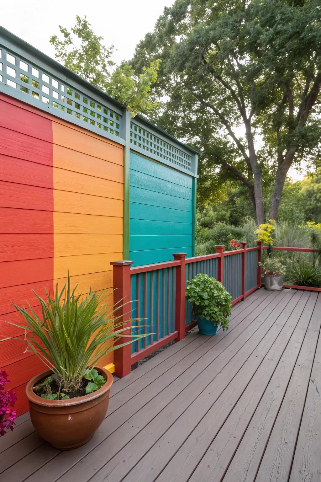 A fresh coat of paint can transform your deck.