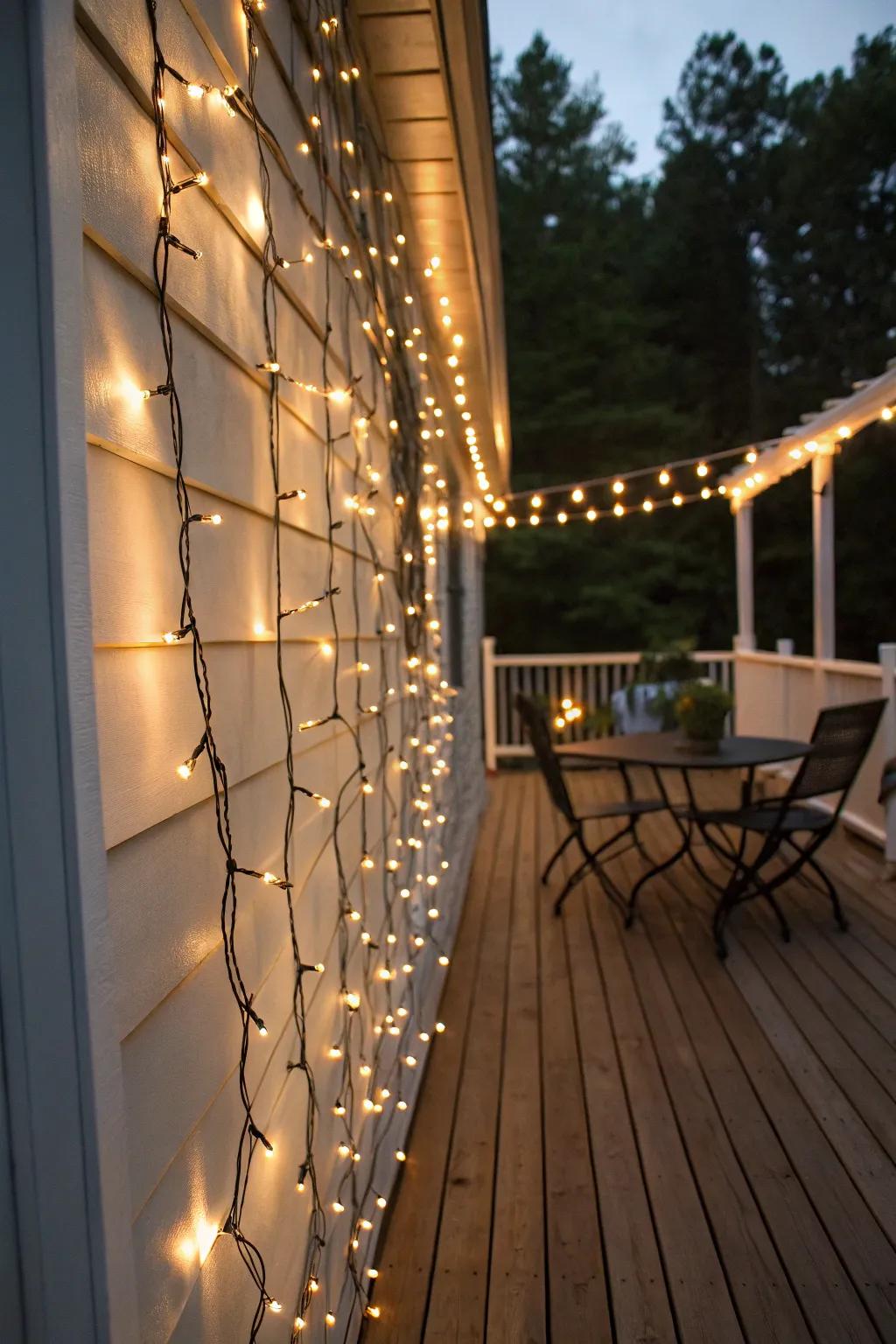 String lights add enchantment to your deck.