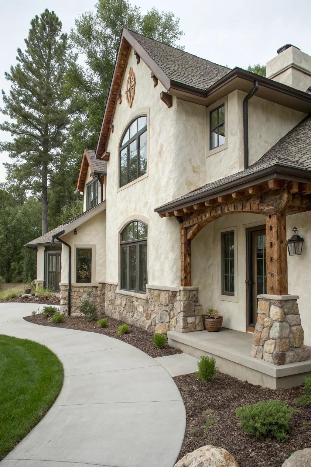 A unique exterior design reflecting personal style.