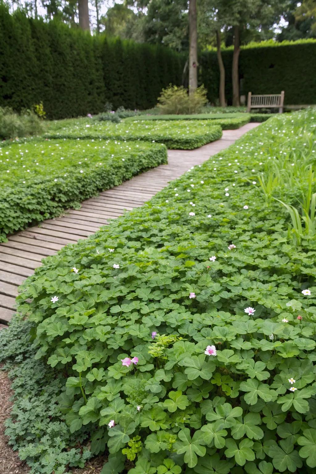 Ground covers offer beauty without the effort of traditional lawns.