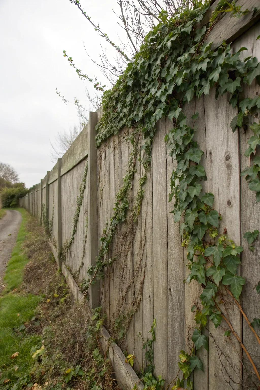 Create a vertical garden on your fence.