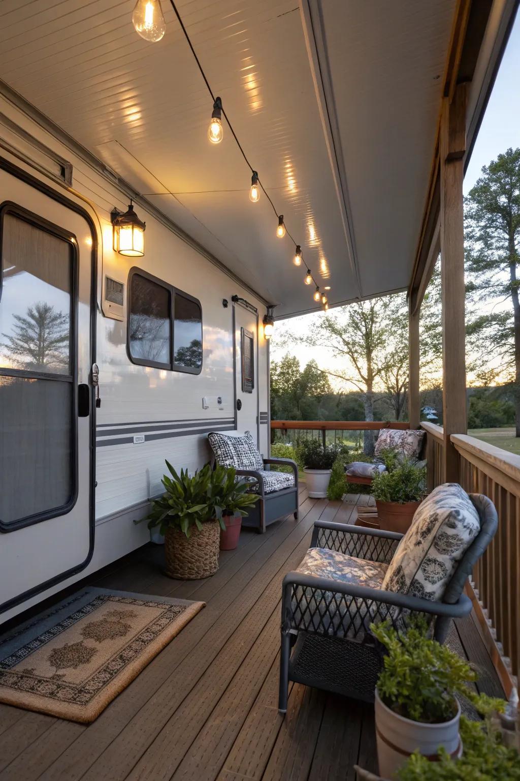 Track lighting offers adaptable and focused illumination.