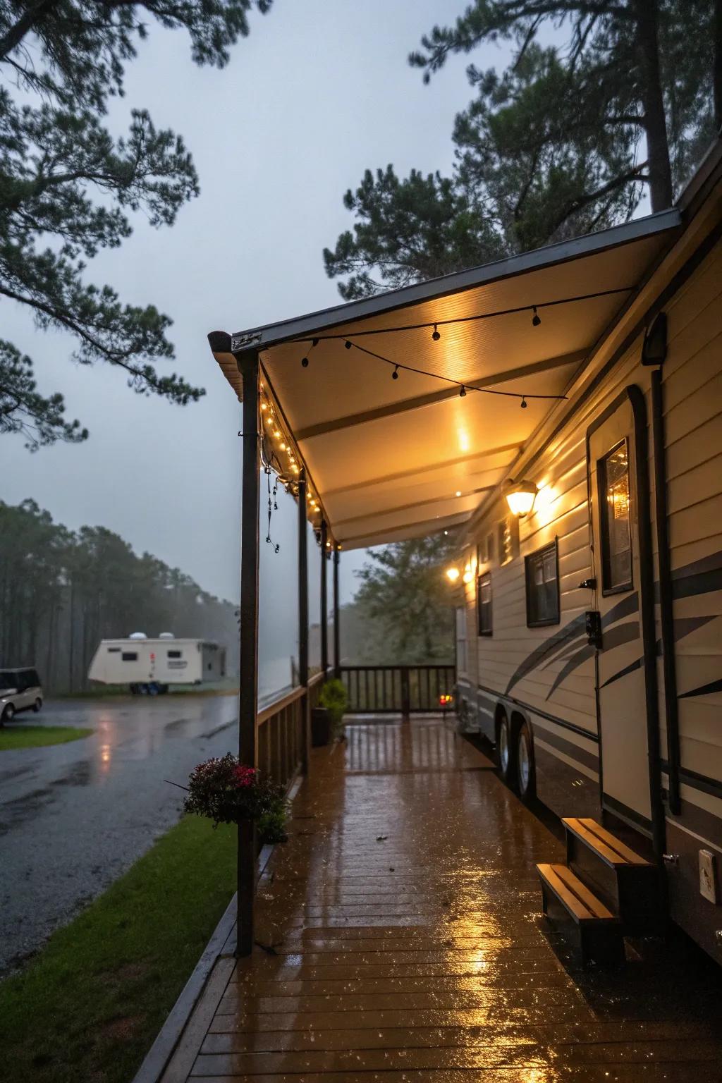 Weatherproof lights ensure durability in any conditions.