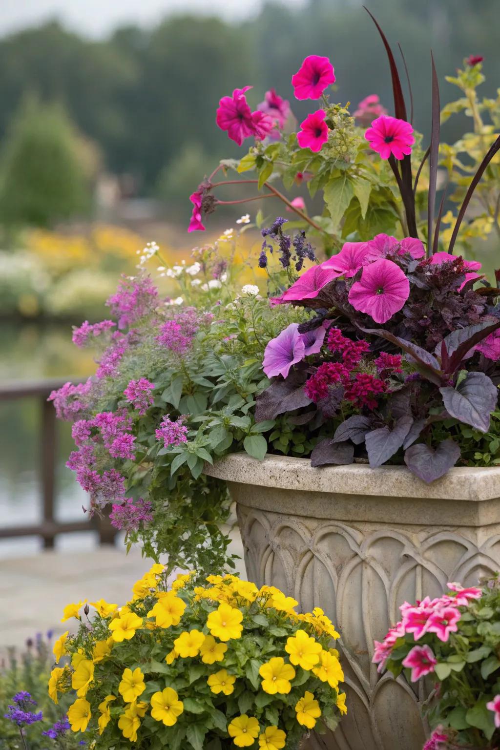 Containers offer versatile and manageable gardening solutions.