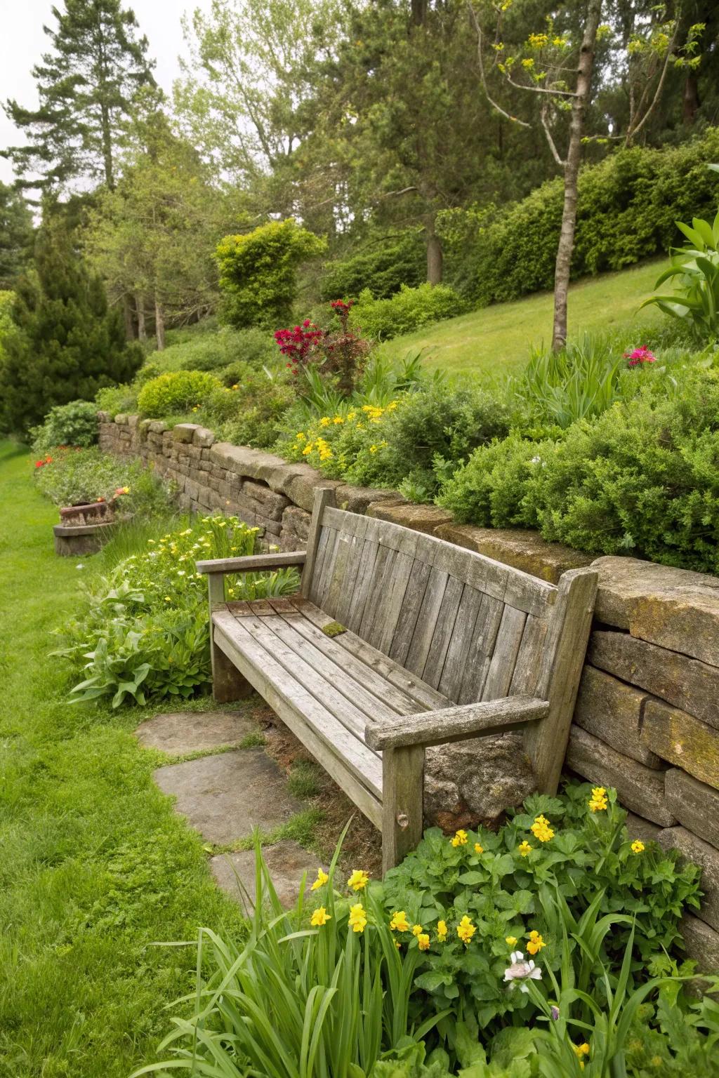 Sustainable materials bring eco-conscious charm to garden furniture.