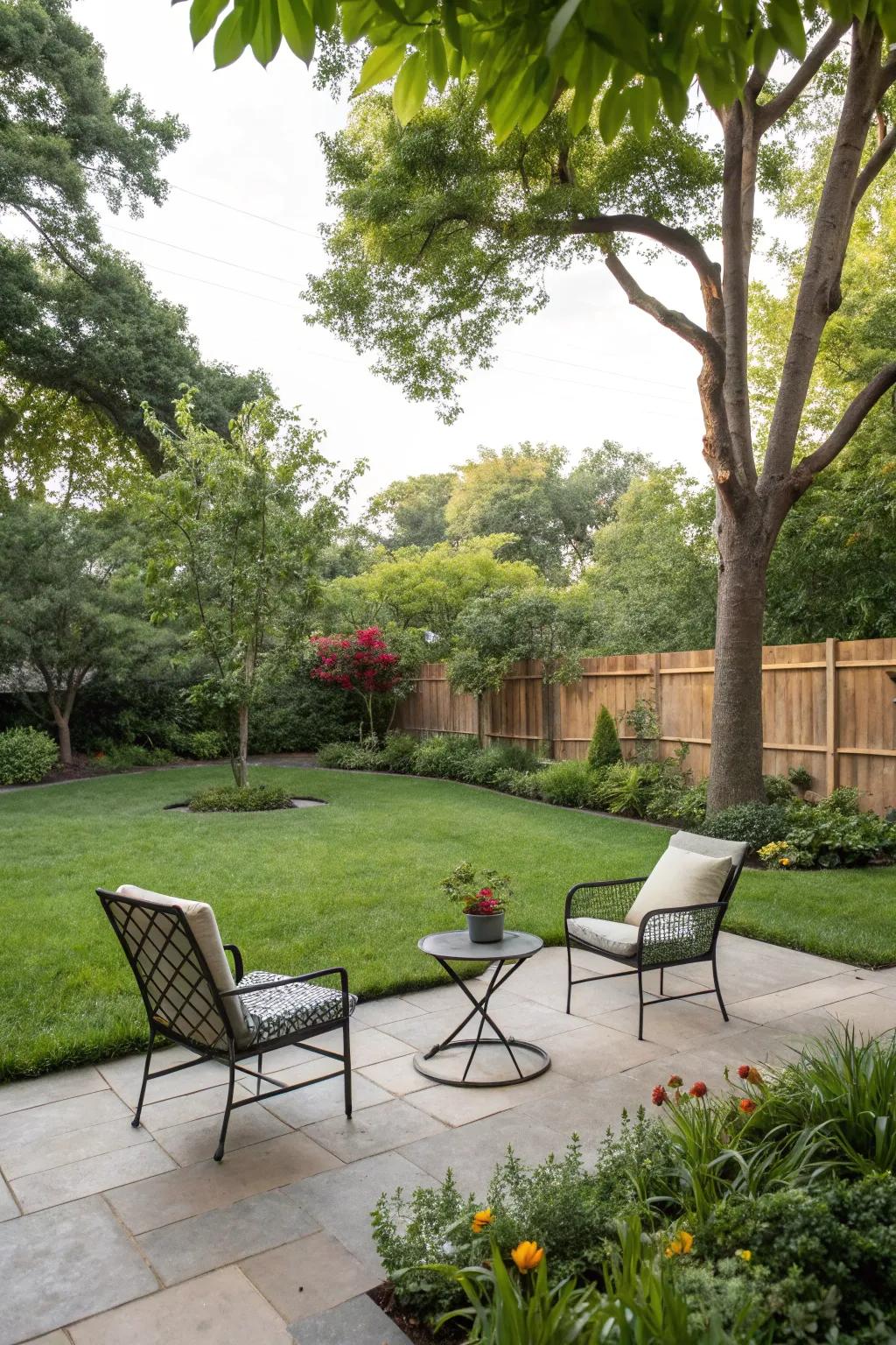 Open spaces create a sense of freedom and flow in your backyard.