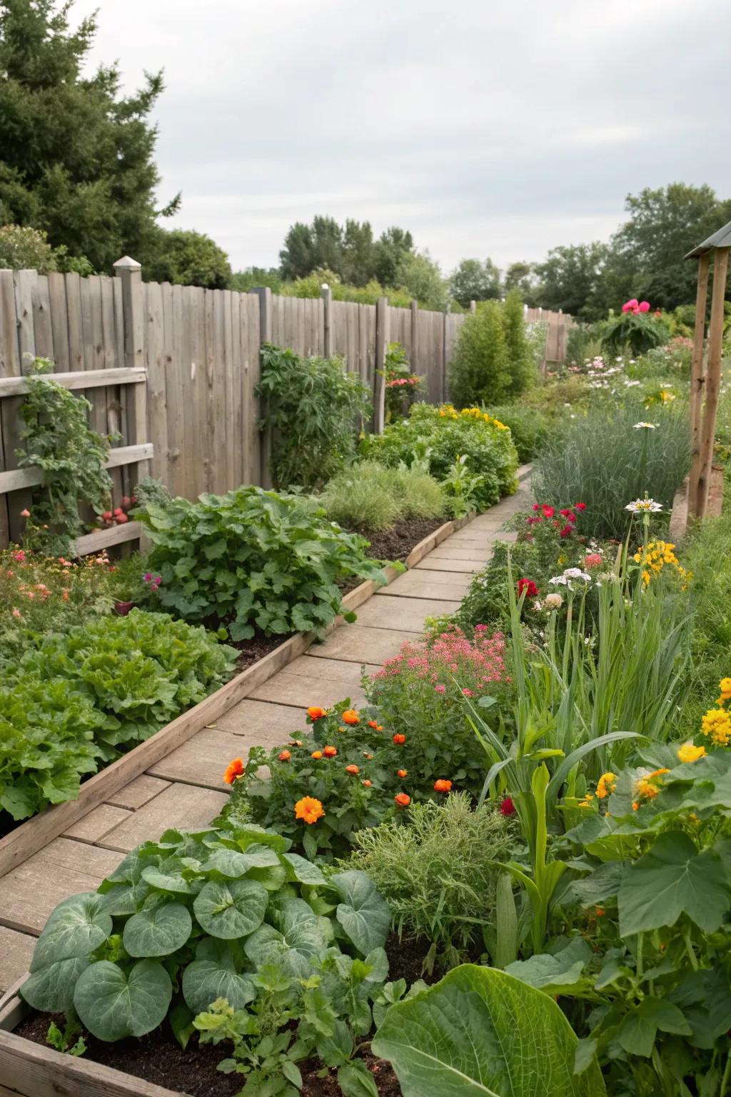 Edible landscaping that delights the senses.