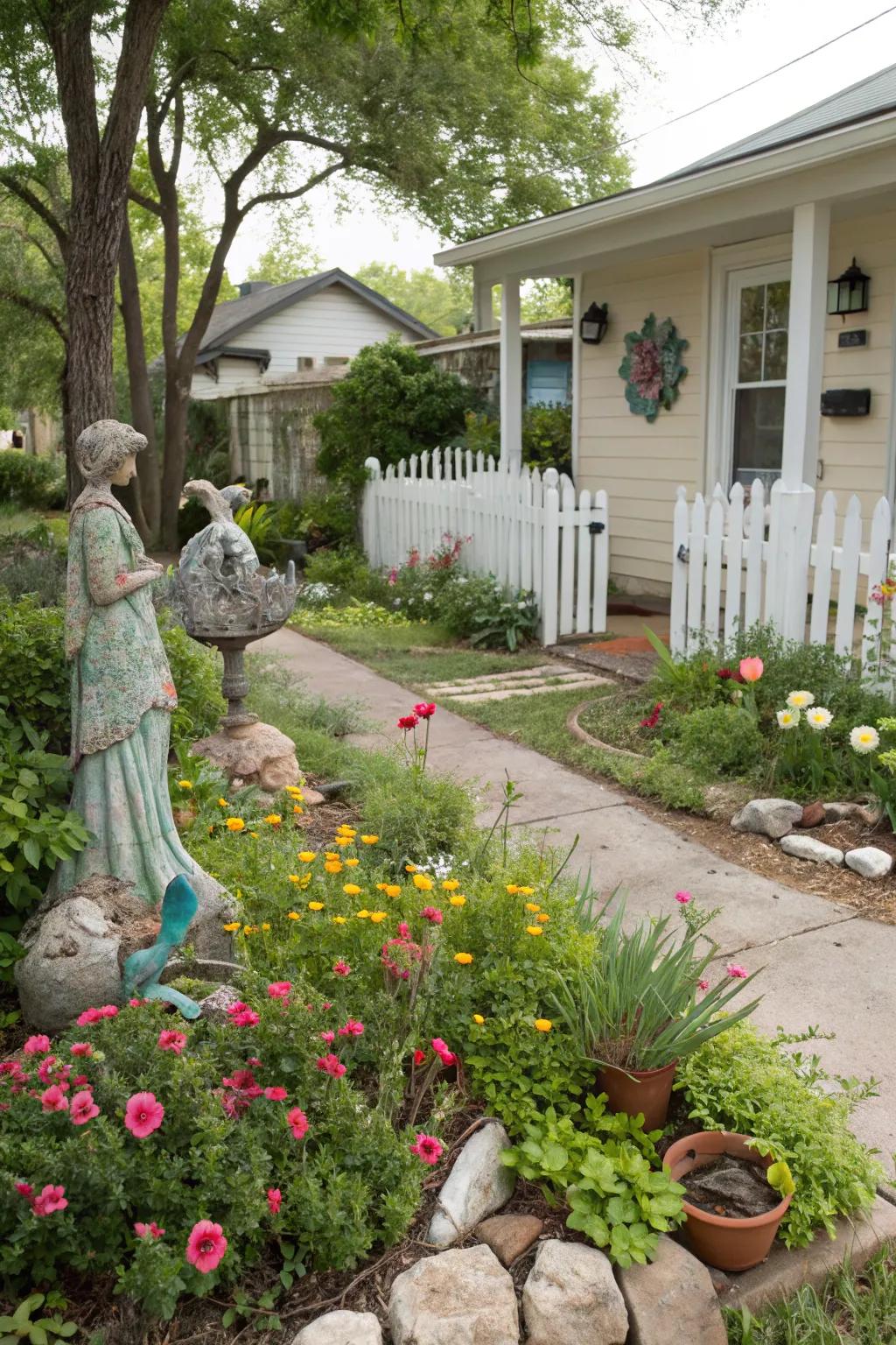 Artistic accents personalize your garden spaces