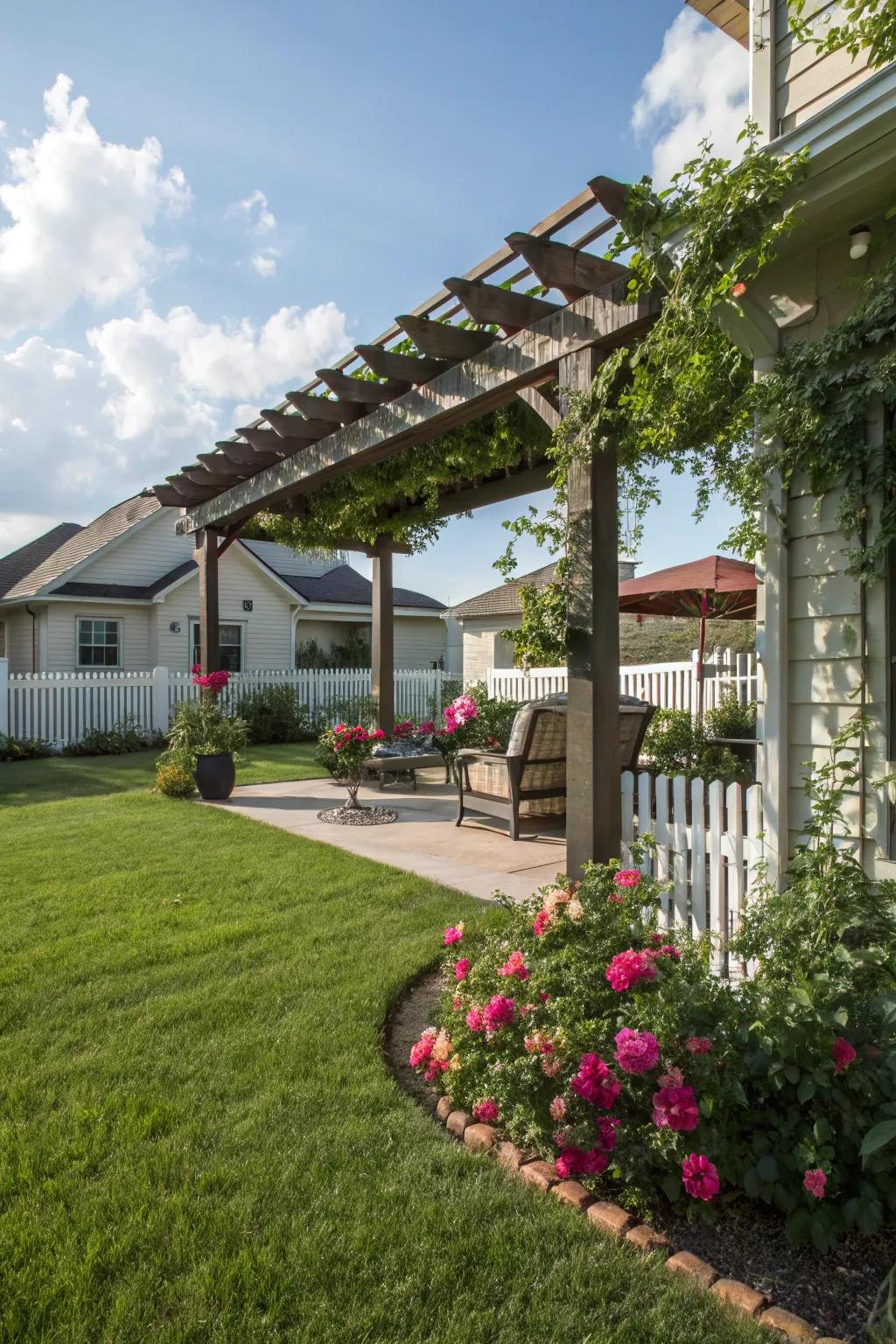 Shade structures offer cool retreat and beauty