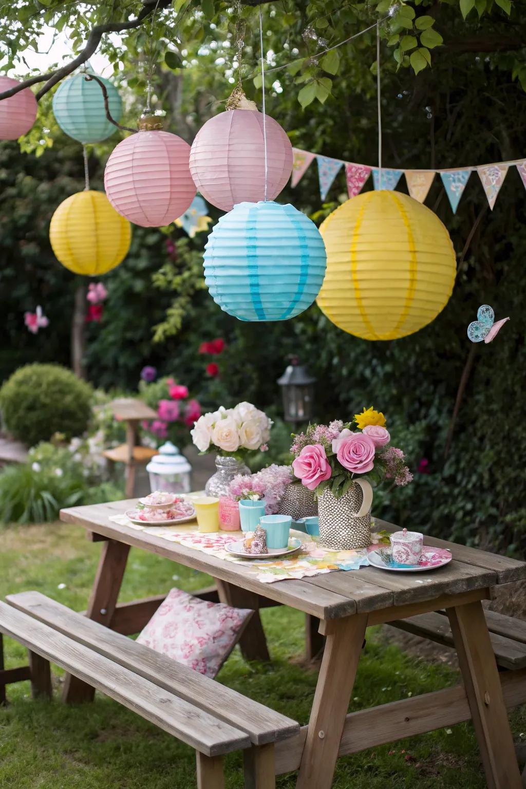 Create a playful atmosphere with whimsical decor elements.