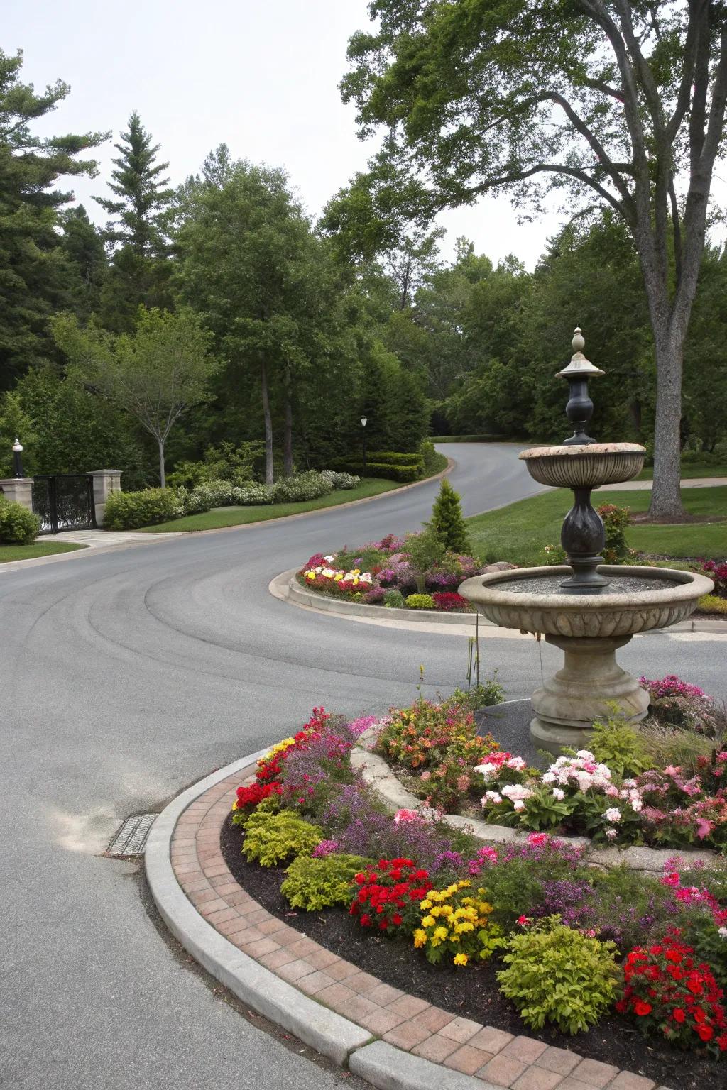 Welcome wildlife with a charming bird bath feature.