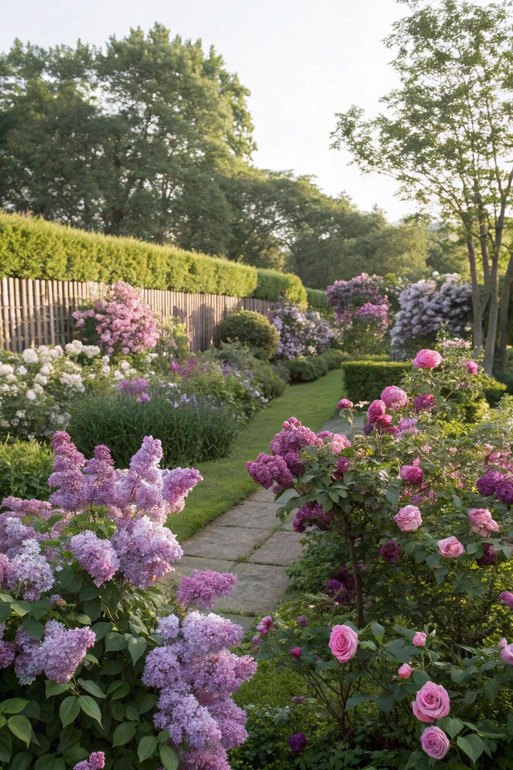 A garden focused on delightful fragrances.