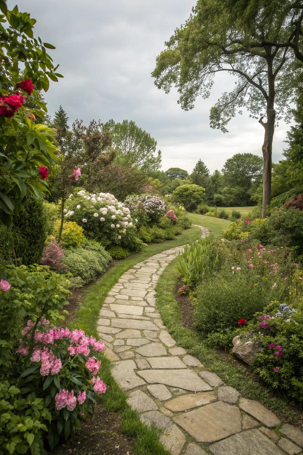 Hidden pathways invite exploration in your secret garden.