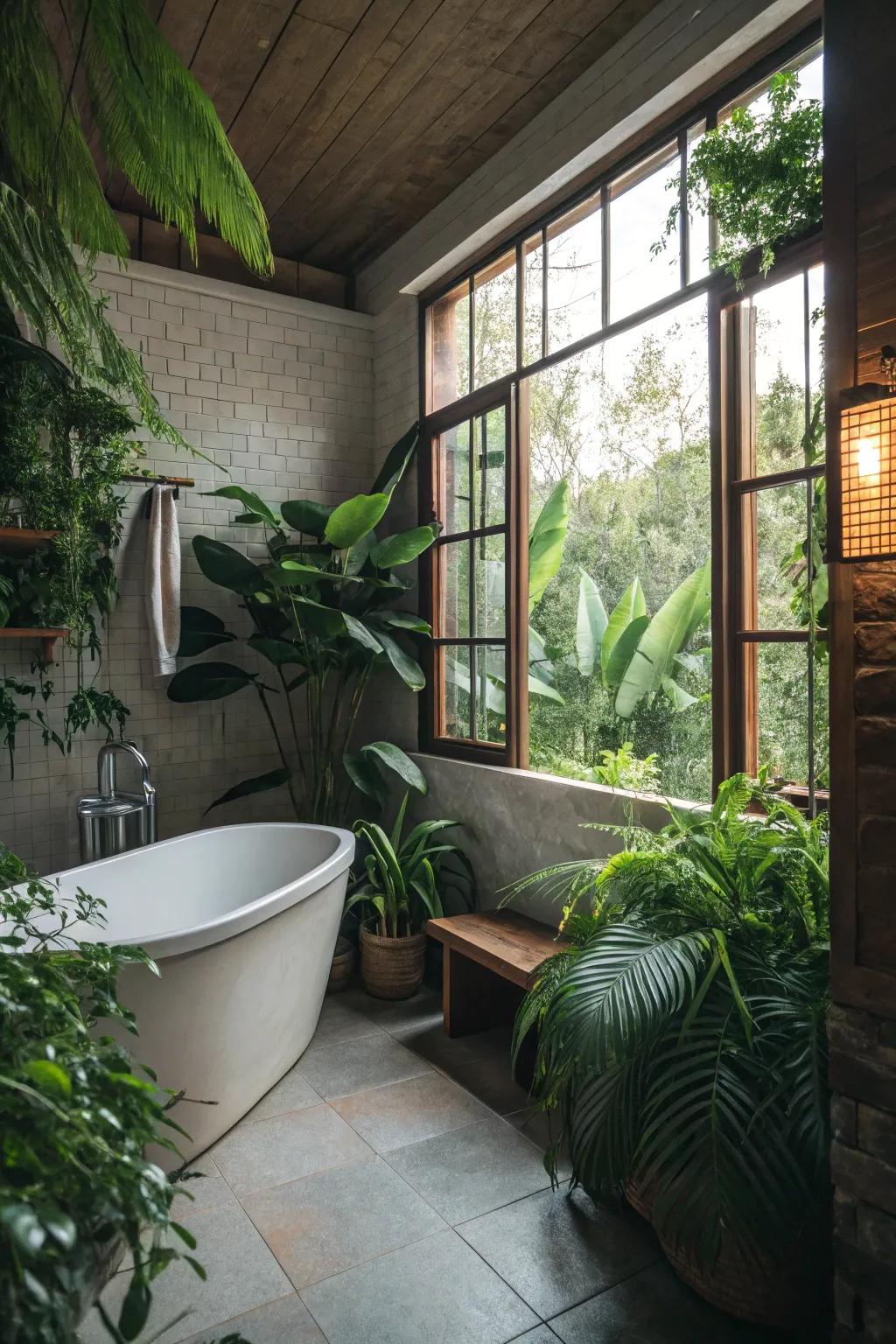 Green plants bring freshness and tranquility to your space.