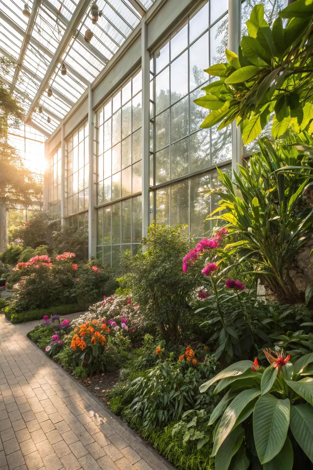 Enjoy gardening year-round with a modern greenhouse.