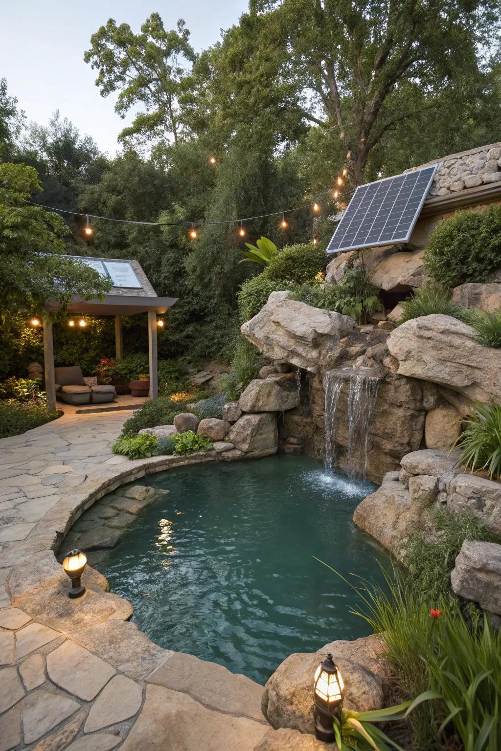 Eco-friendly features make grottos sustainable and stylish.