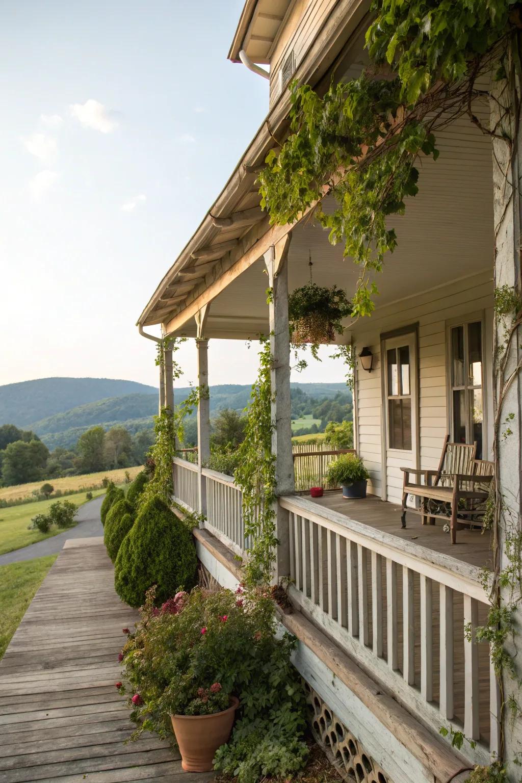 Traditional farmhouse charm with every detail.