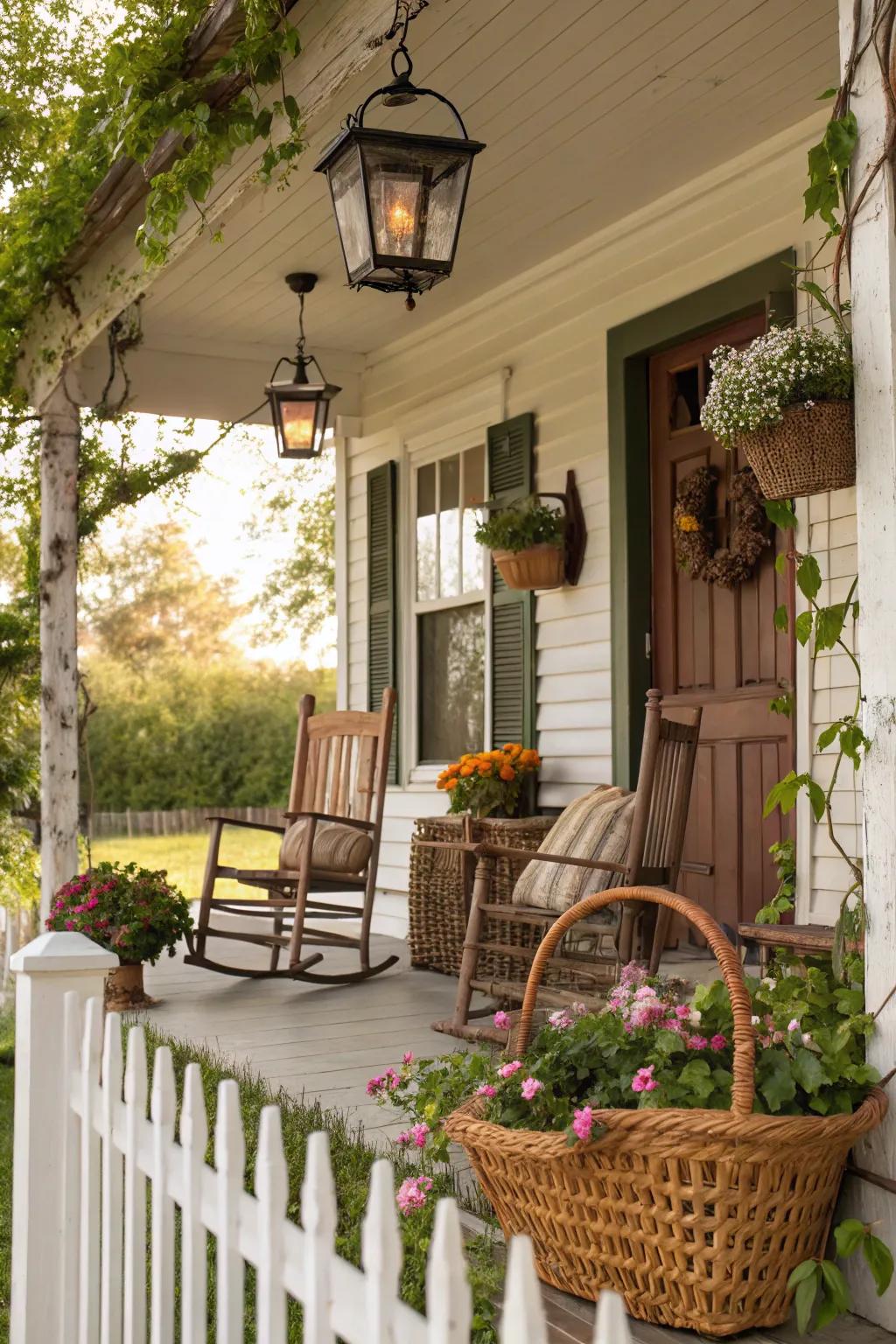 Vintage touches that add character and charm.