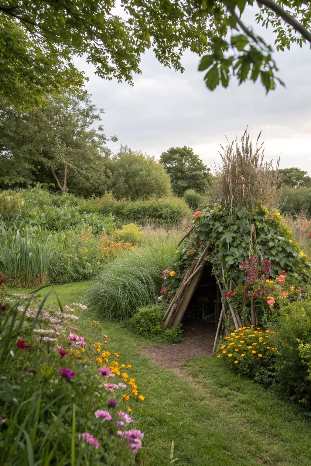 A secret garden nook, perfect for private escapes.