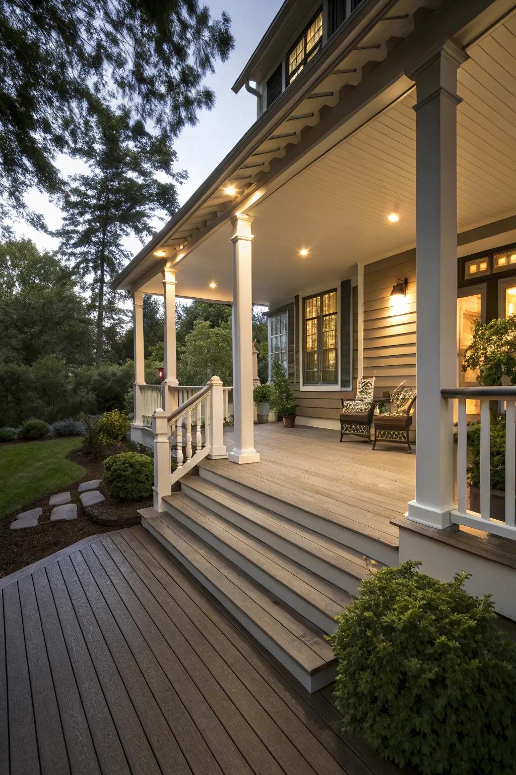Feel good about your choice with eco-friendly porch materials.