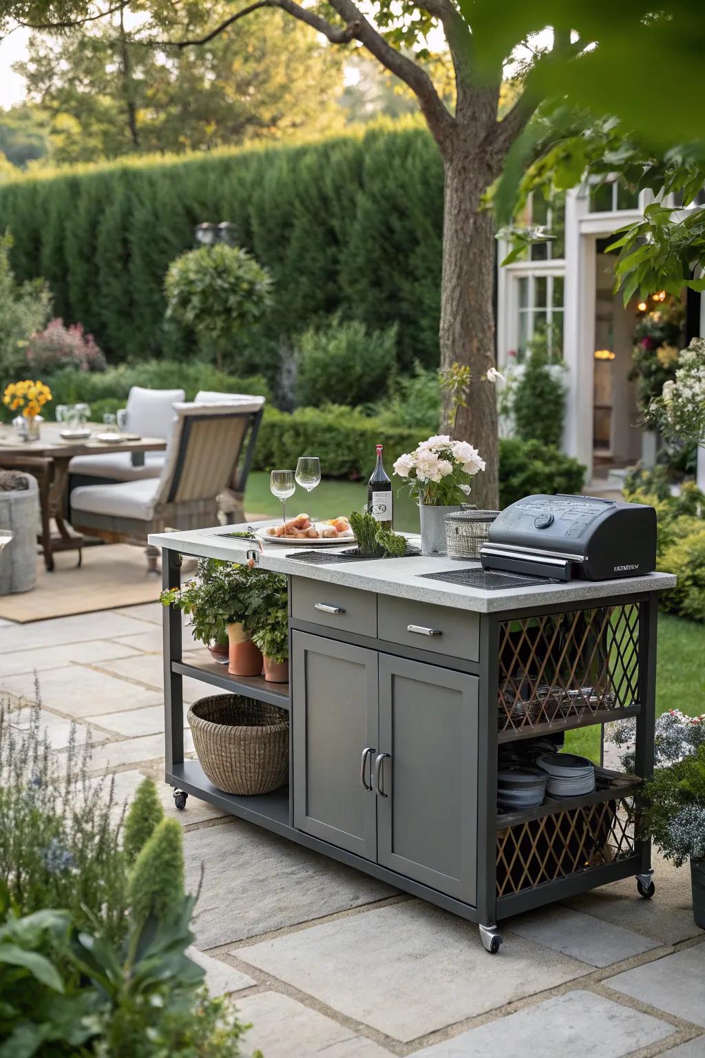 Smart storage solutions with hidden compartments.