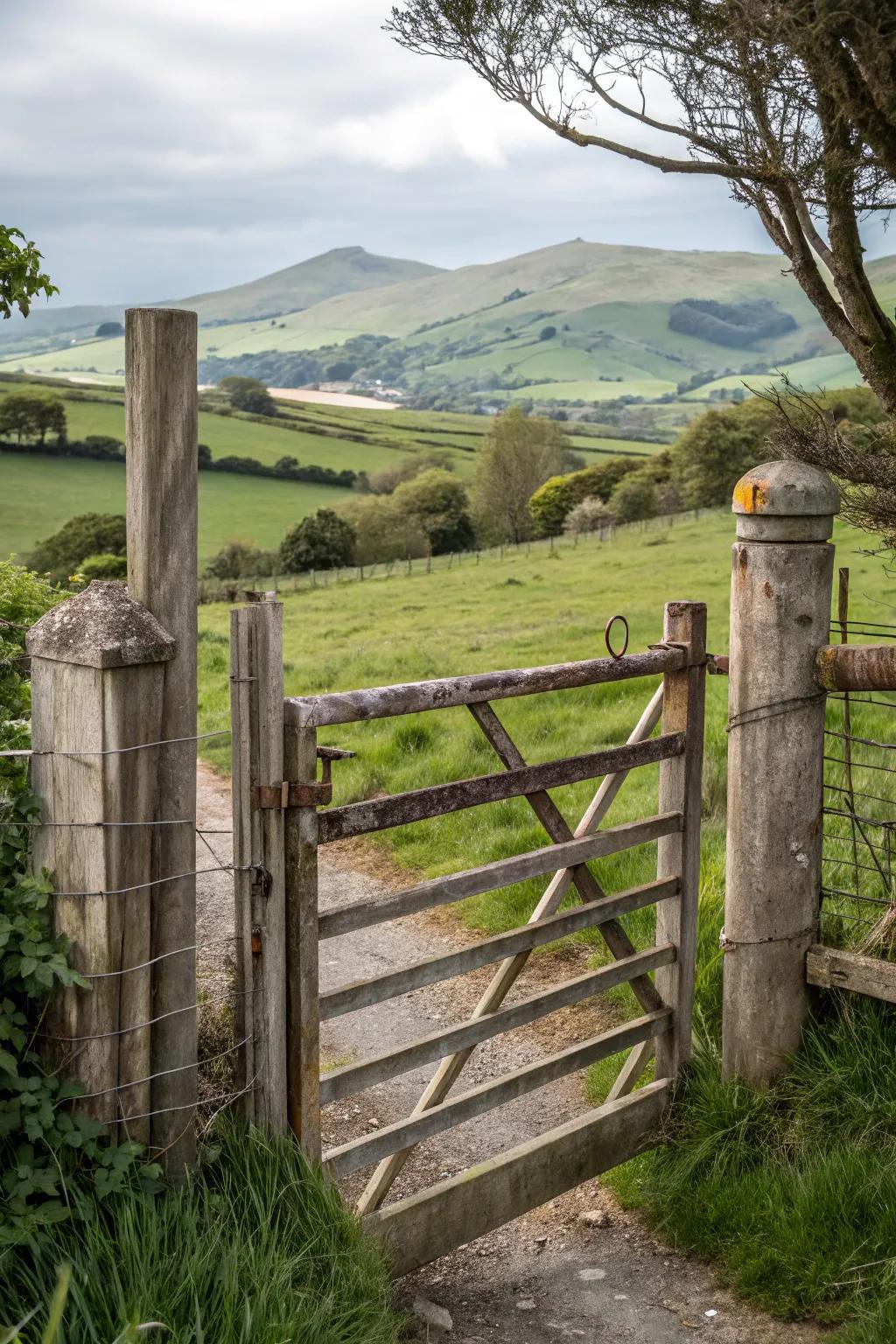 Gate crafted from <a href=