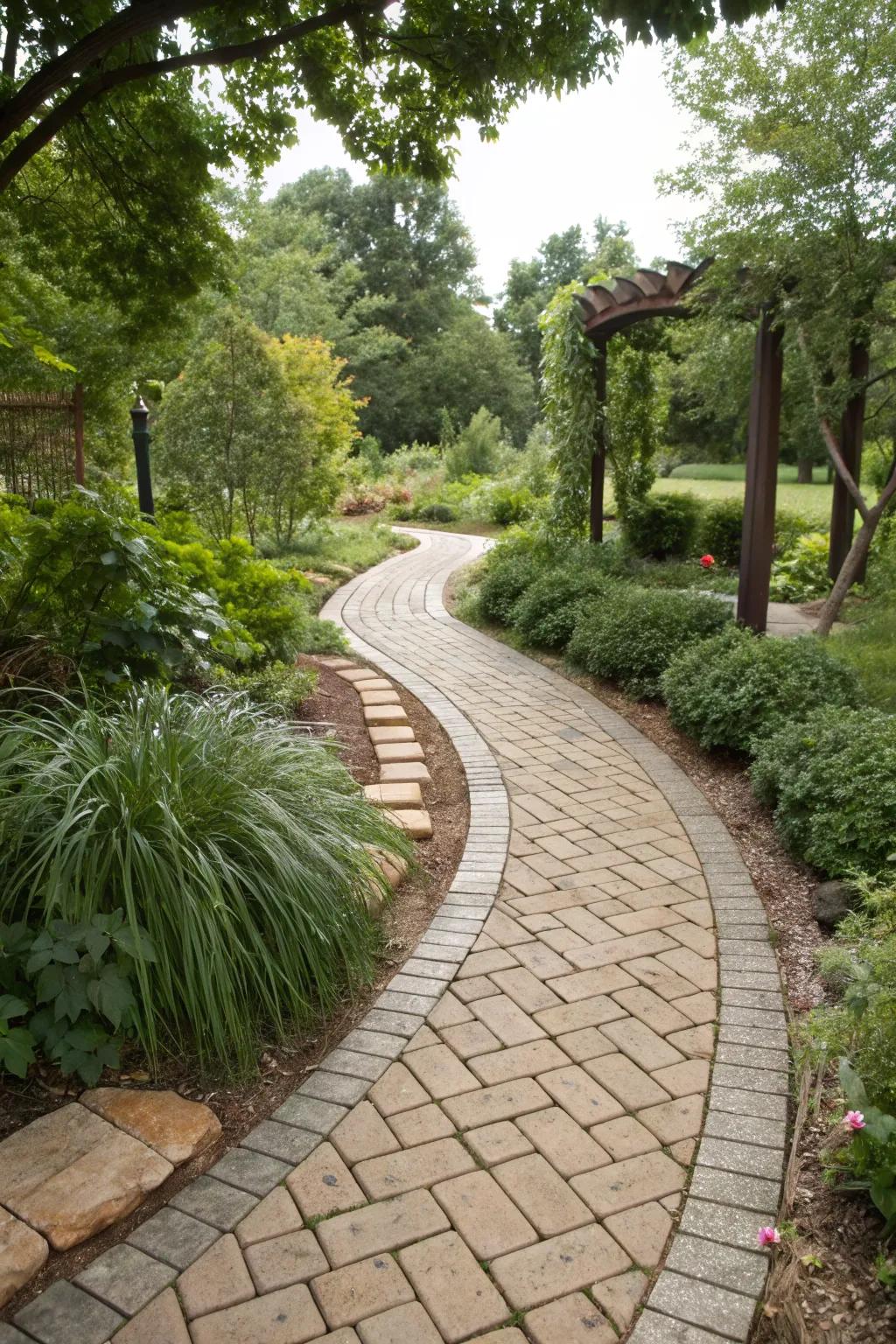 Pervious pavers support eco-friendly landscaping and effective drainage.