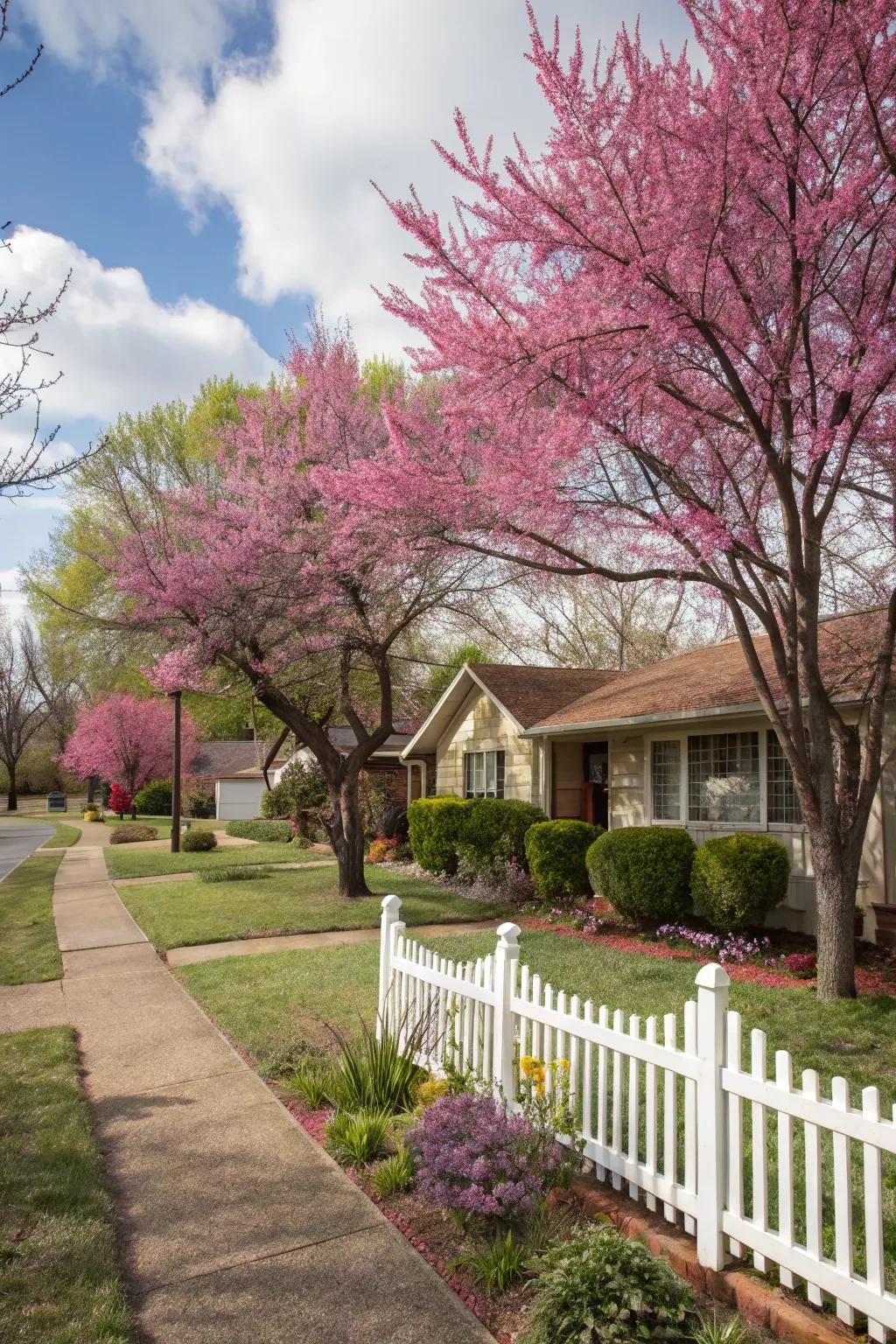 Ornamental trees like redbuds enrich your landscape’s beauty.