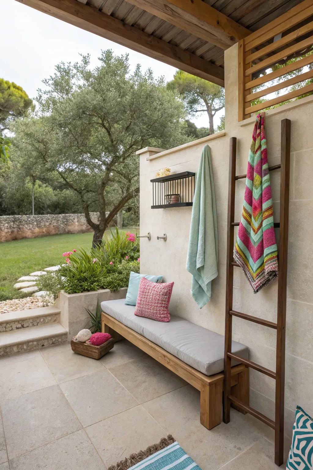 Weatherproof fabrics provide lasting comfort and style.