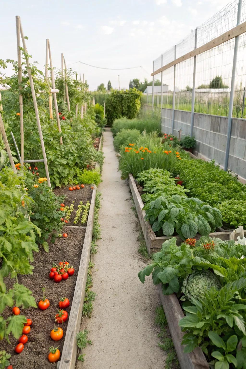Compact layouts make the most of limited garden space.