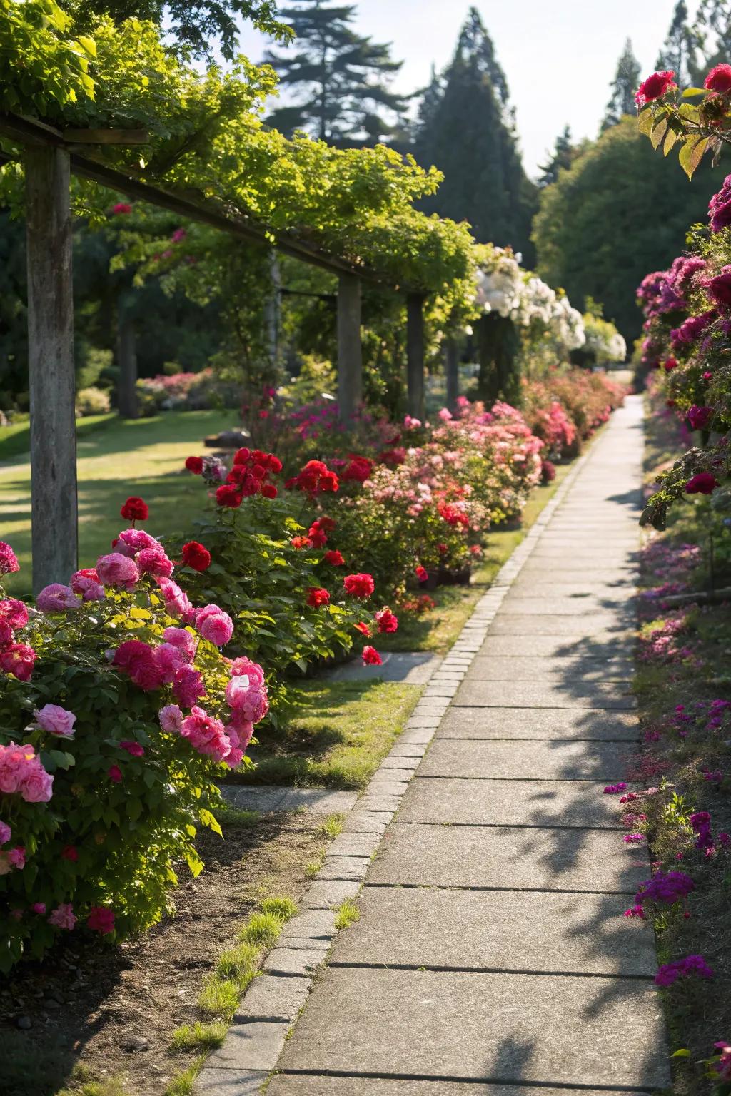 Vivid surprise with Moss Rose blooms.