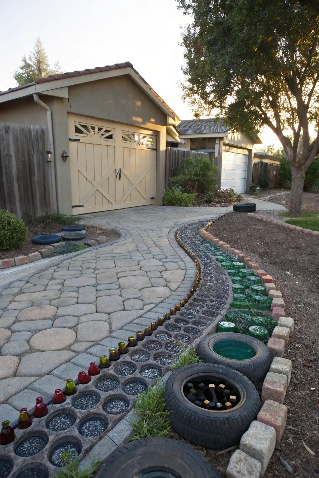 Sustainable materials create a driveway that's kind to the planet.