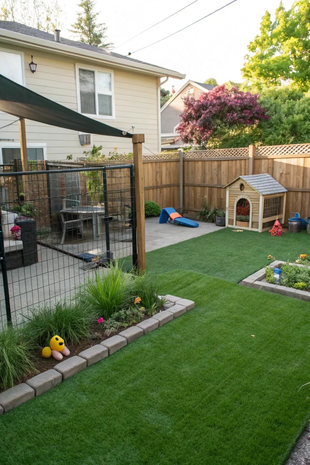 Pet-friendly landscaping keeps your furry friends happy and safe.